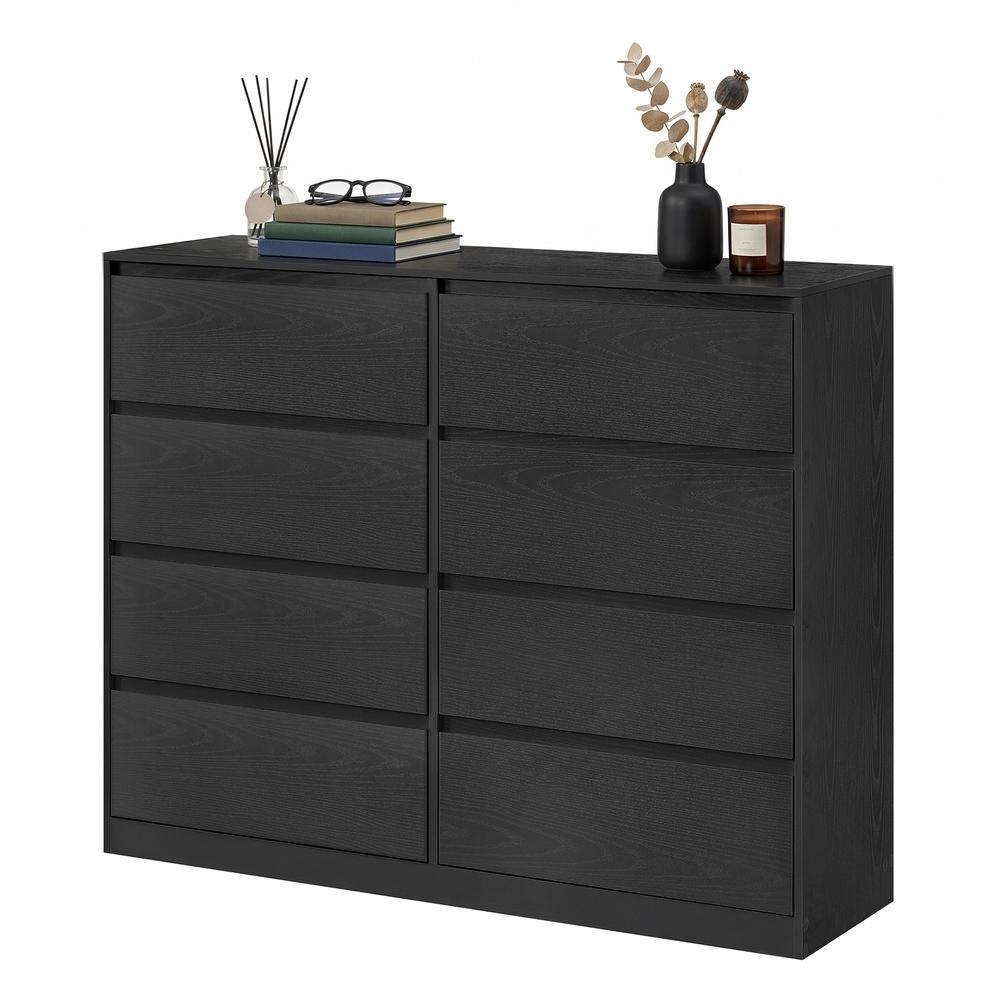 Hoiukapp, 8 sahtliga, 40 x 119,4 x 97,5 cm, must