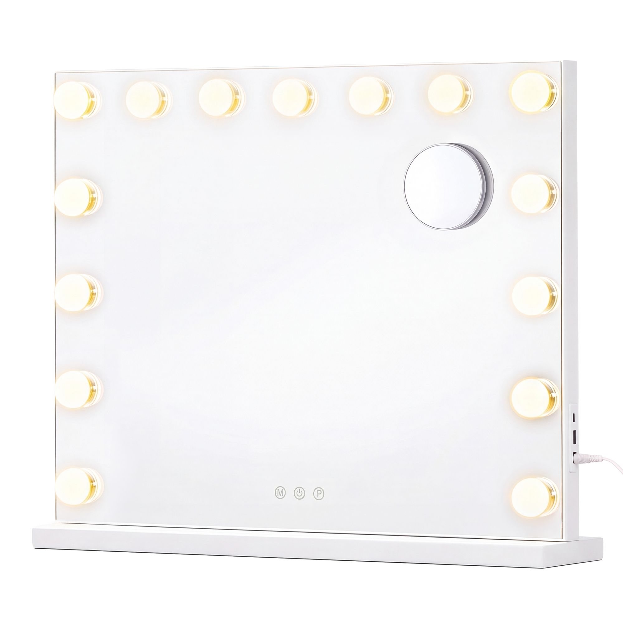 Hollywoodi meigipeegel 15 hämardatava LED-tulega