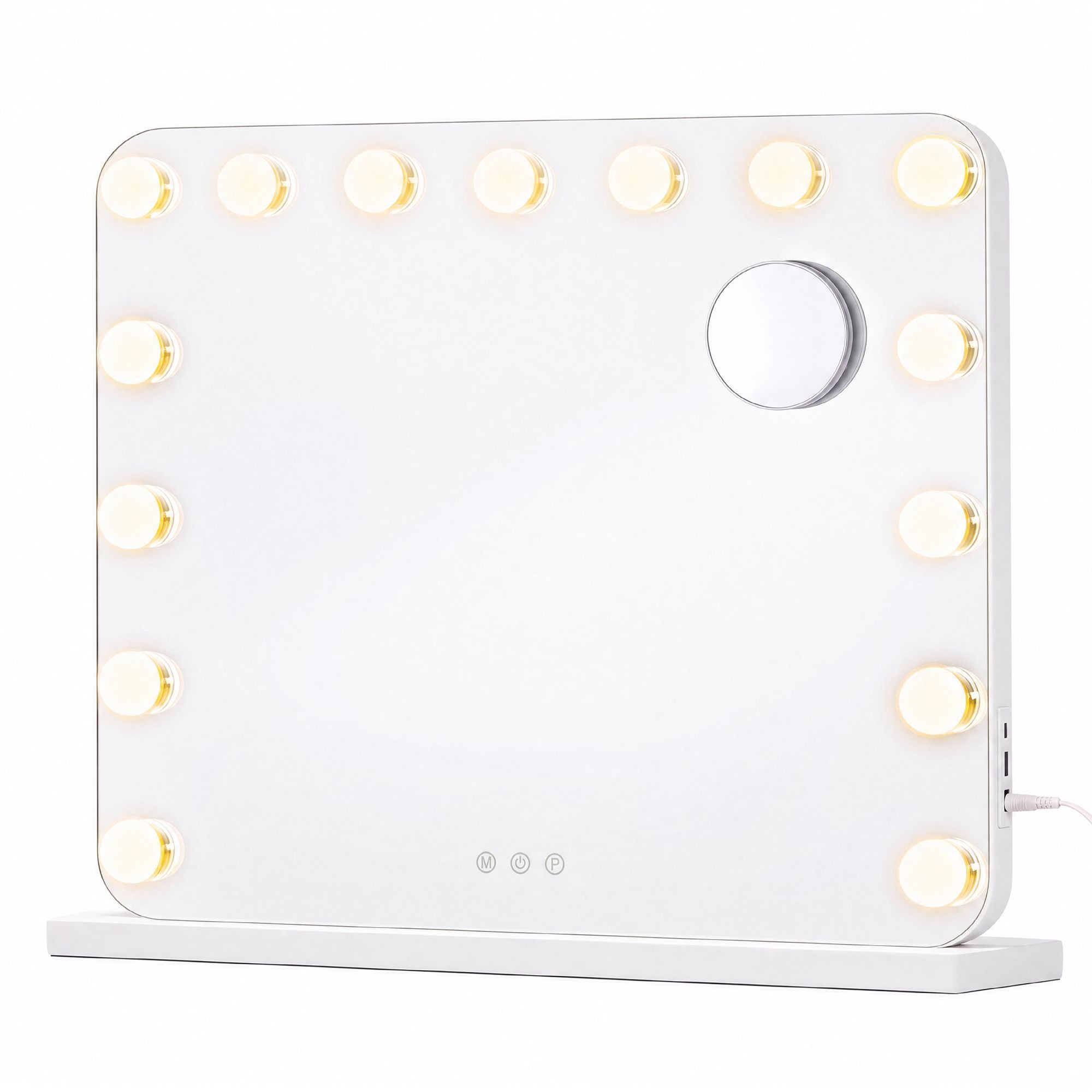 Hollywoodi meigipeegel 15 hämardatava LED-tulega