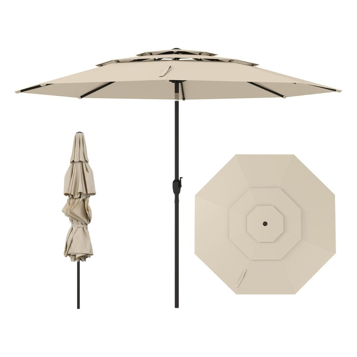 300 cm beige kalduv aiamarketivarju