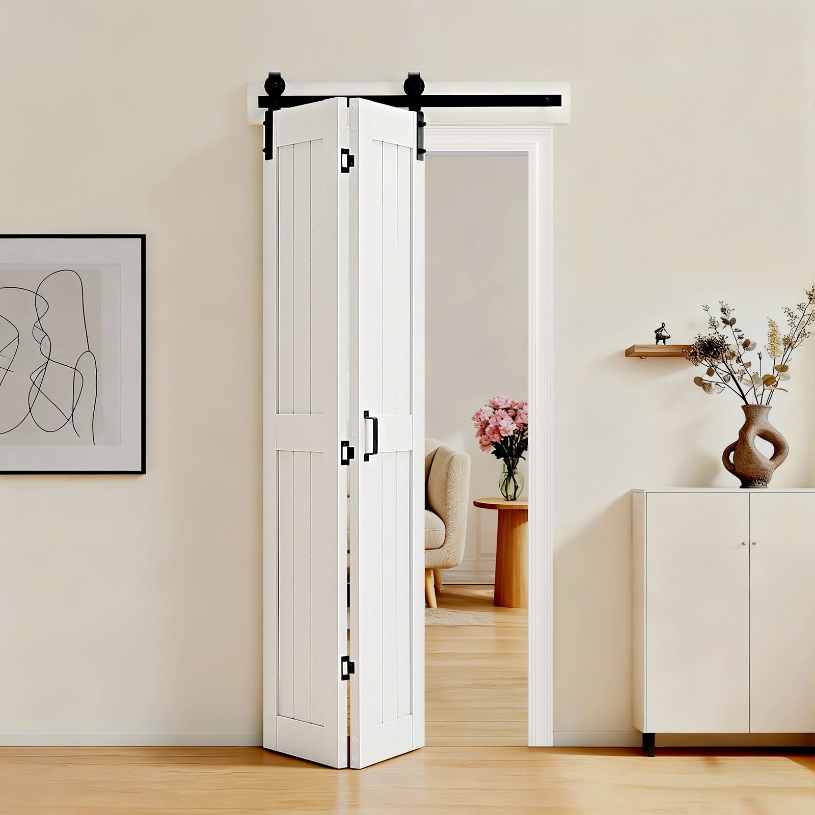 Kahepoolne lükanduks, 914 x 2134 mm, MDF kahepoolne lükanduks