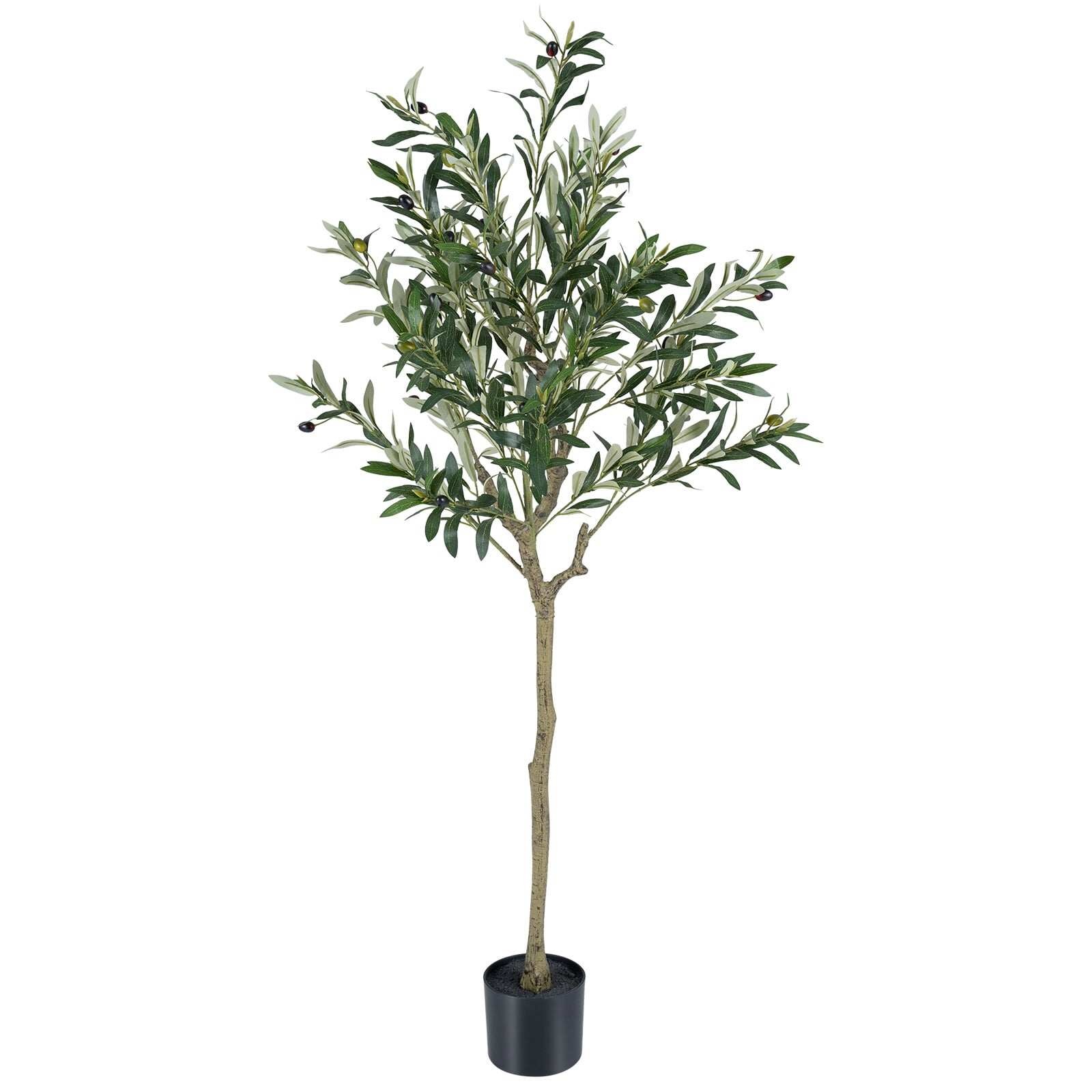 Kunstoliivipuu, 1 tk, 150 cm, 24 oliivi ja 576 siidlehte