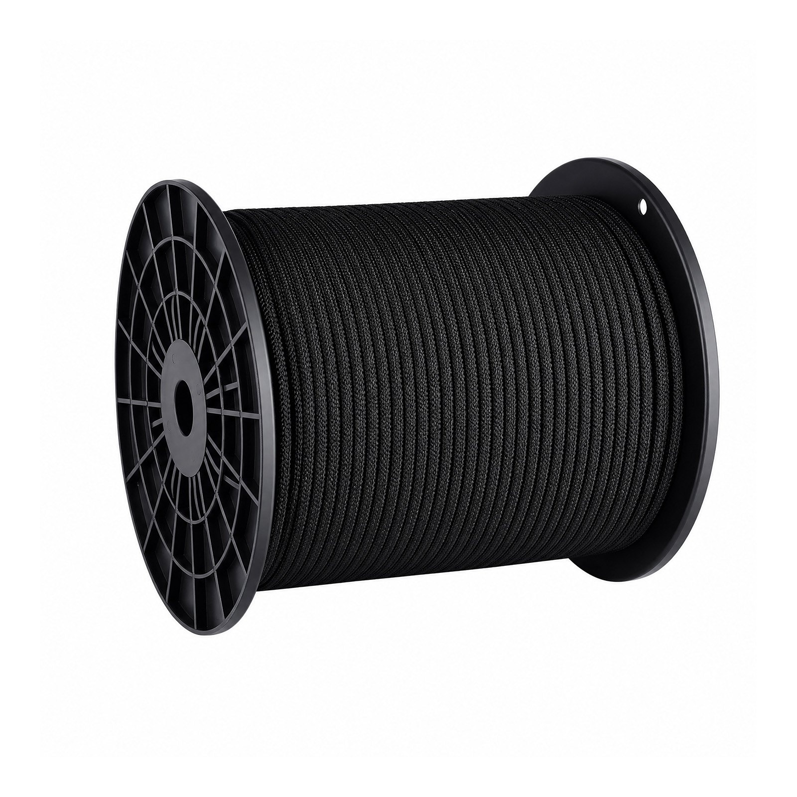 Nailonist 550-paracord, 4,7 mm × 305 m, 7 kiudu, katkemistugevus 295 kg, taktikaline ellujäämisnöör matkamiseks ja käevõrudeks, must
