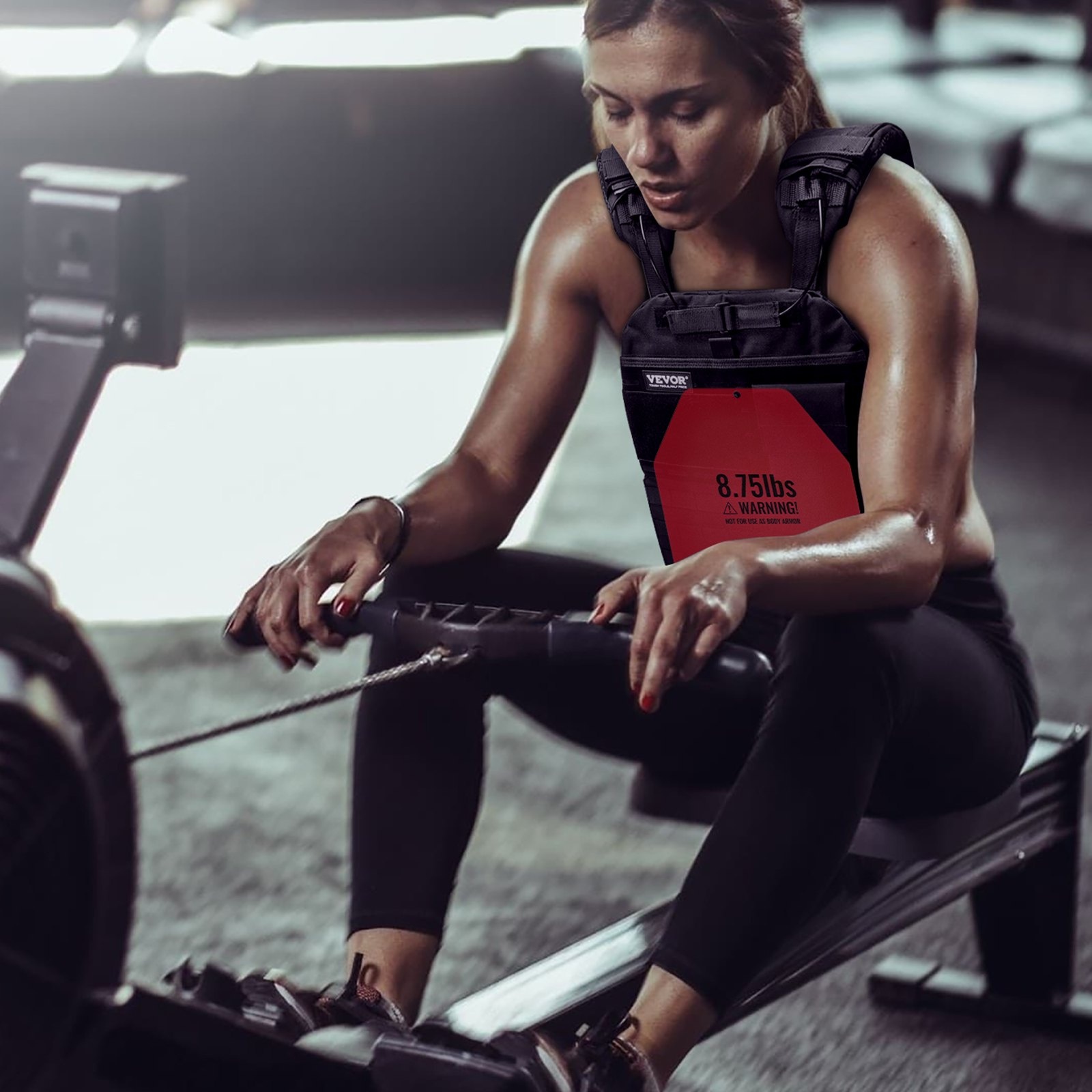 Ergonoomilise kujuga terasest raskusplaadid raskusvestile, paar, 8,75 naela, WOD-, jõu-, jooksu- ja fitnesstreeninguks
