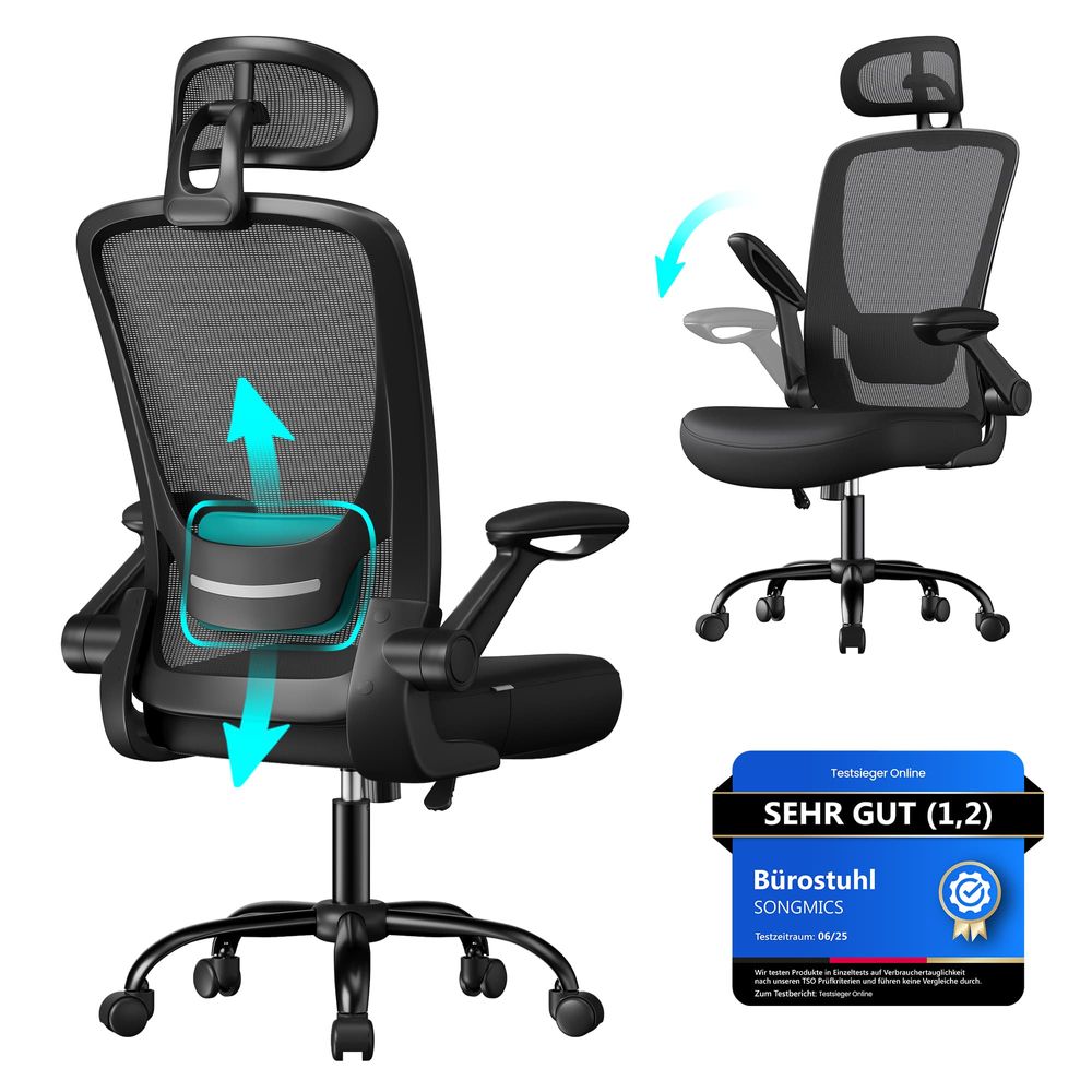 Ergonoomiline kontoritool võrkkattega tindimust.