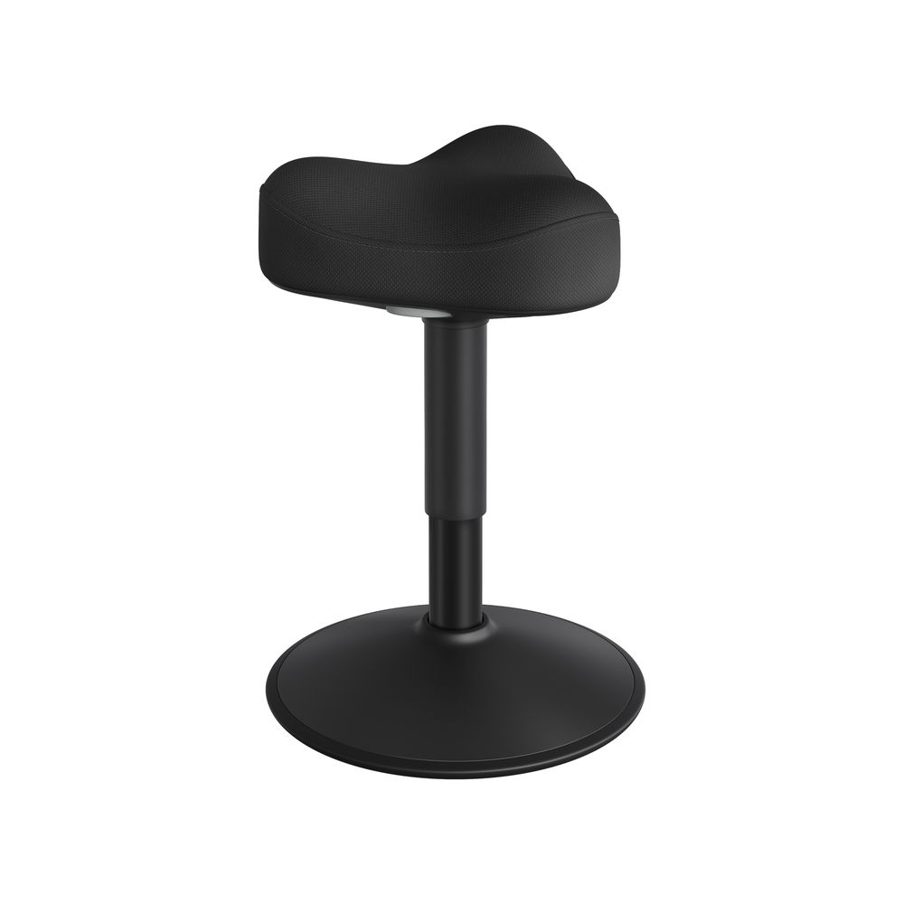 Taburet, seisutooli, 360° kallutatav, lauatool, kõrgus reguleeritav 58–83 cm, suur alus, libisemisvastane