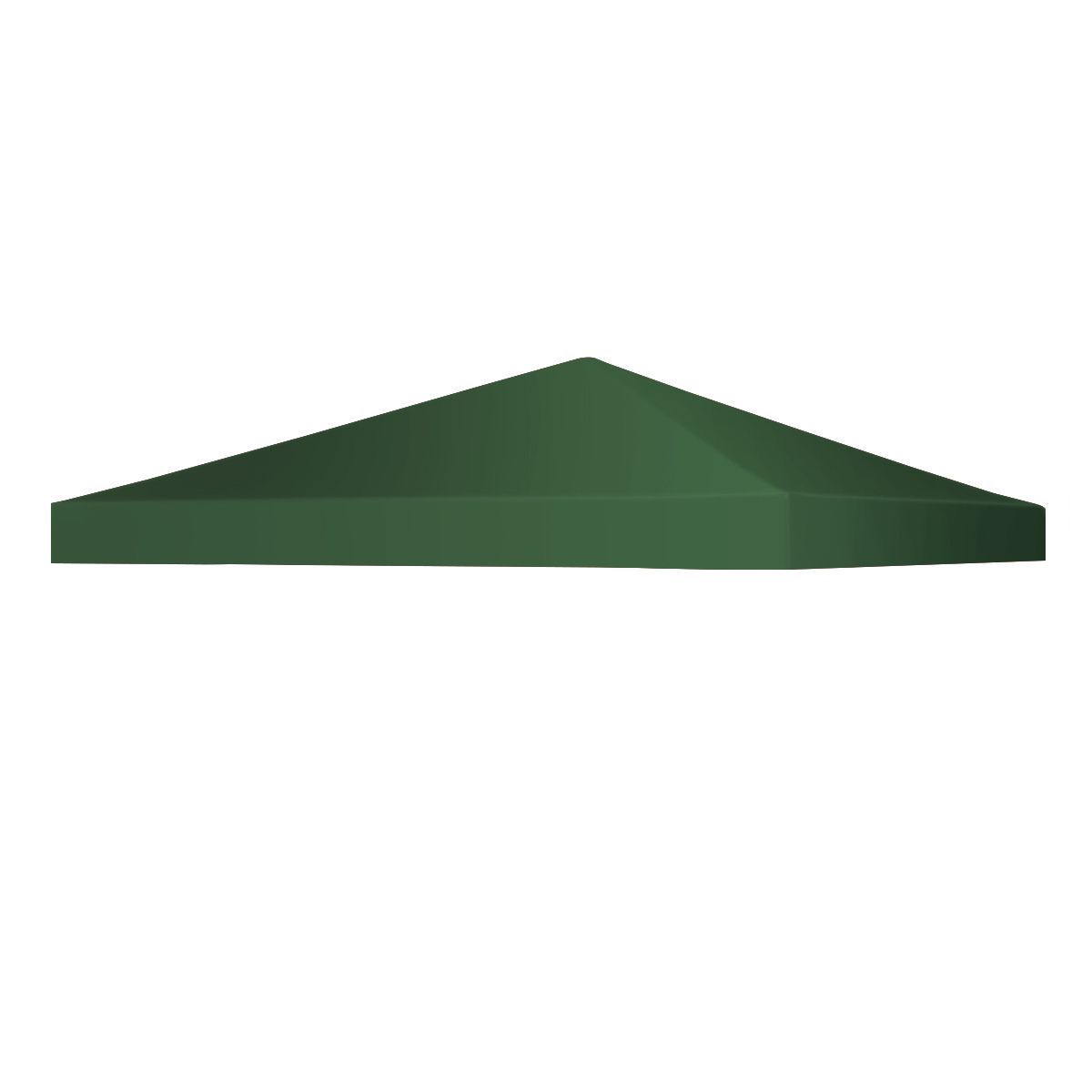 Vaatetorni vahetus katuse päikesekaitsekate Velcro kinnitustega 300 x 300 cm tumeroheline