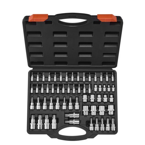 Torx bitipadrunvõtmete ja väliste Torx padrunvõtmete komplekt, 60-osaline T6-T70