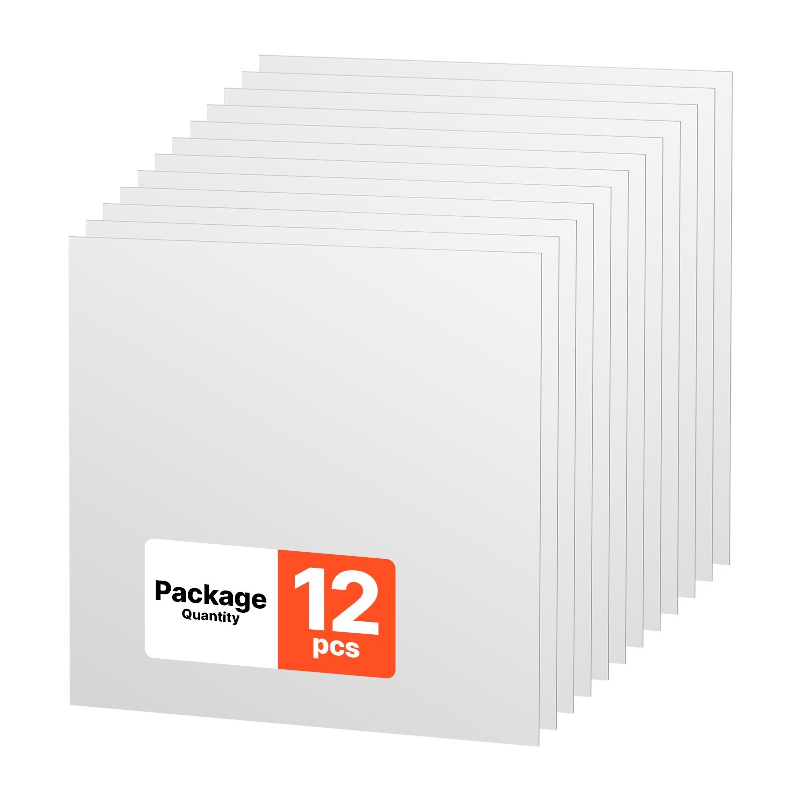 605 x 605 mm PVC laeplaadid, 12 tk ripplaepaneeli, valged, PVC vahtplaat
