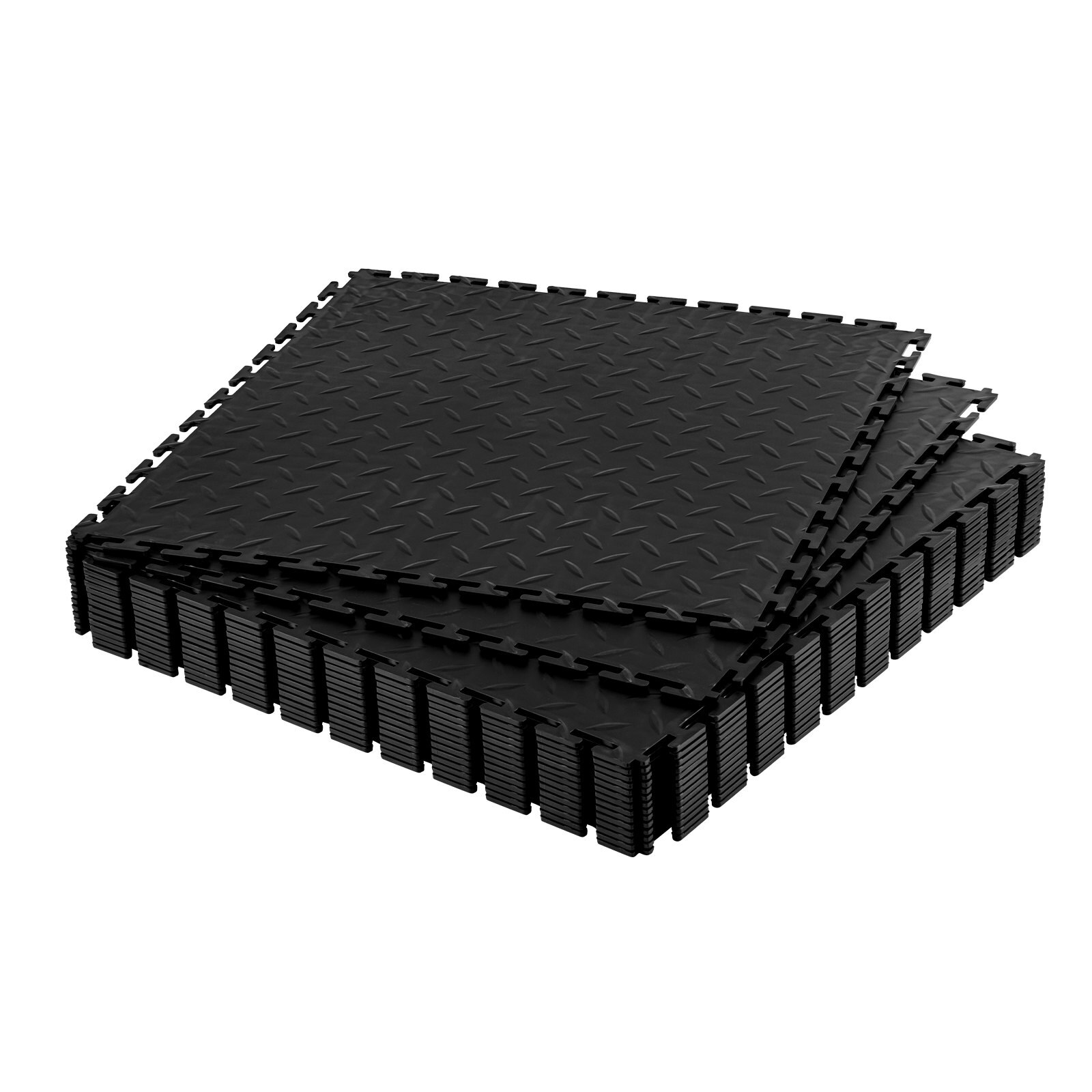 Garaažipõrandaplaadid, omavahel ühendatud, 16 tk pakis, 513 x 513 x 5 mm