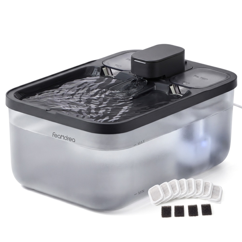 Kasside joogipurskkaev, 4,5L, must