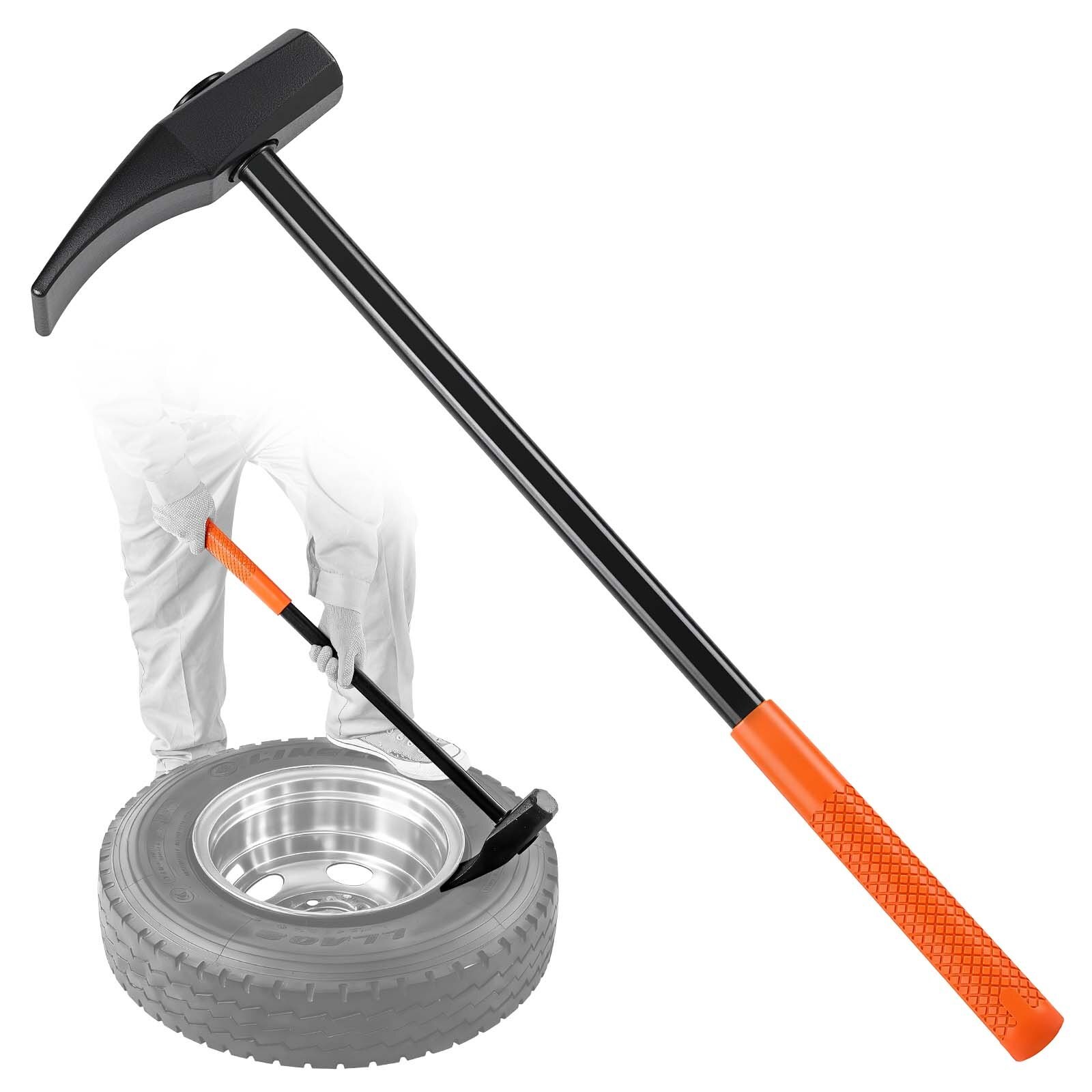 Rehvi rantide eemaldamise kiil, 810 mm käepide, pardipoognaga rehvihaamer