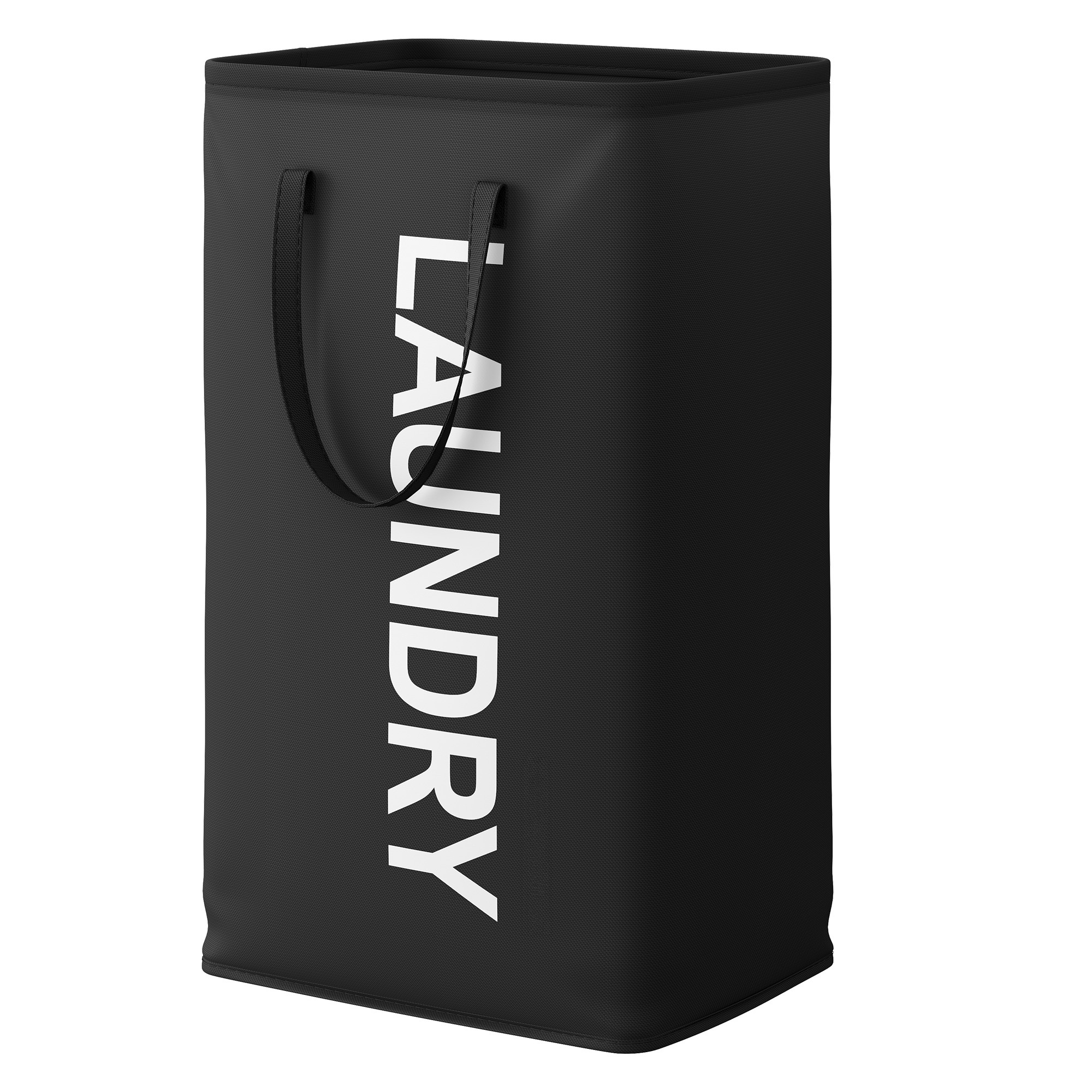 Pesukorv, kokkupandav, 80 L, must