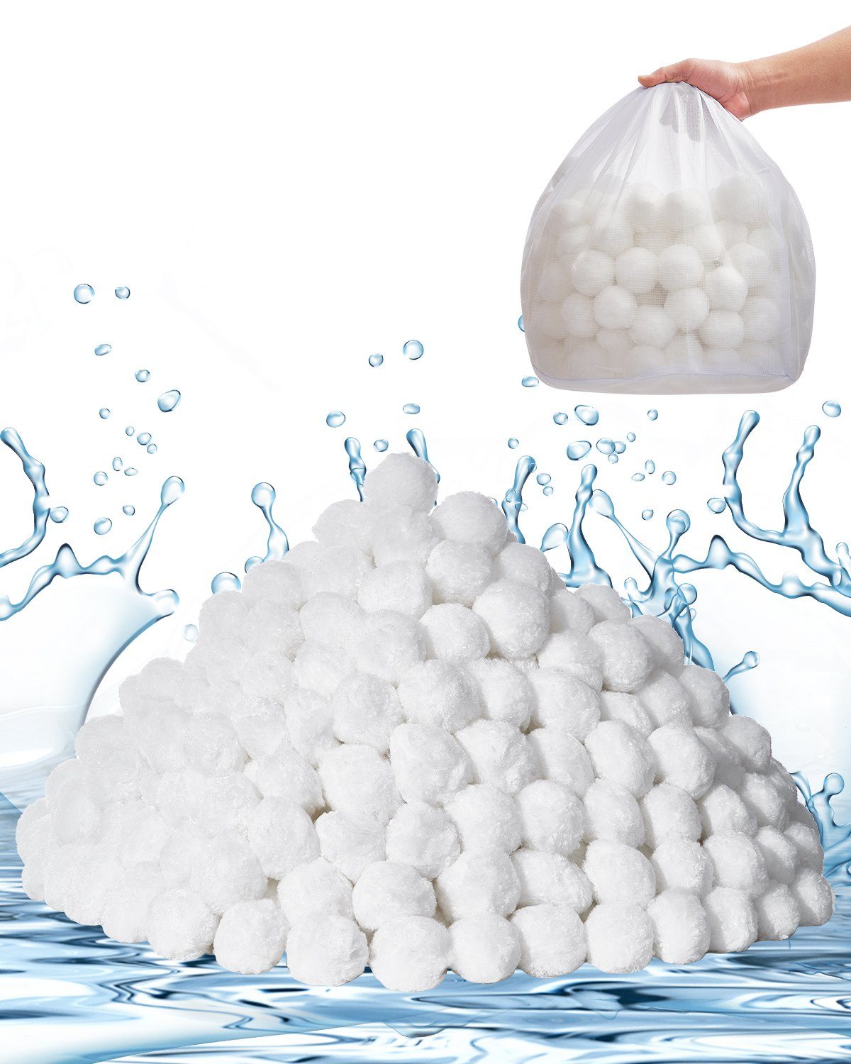 Basseini filtripallid liivfiltrile, 2 kg, filtripallid basseini filtriliiva asendamiseks