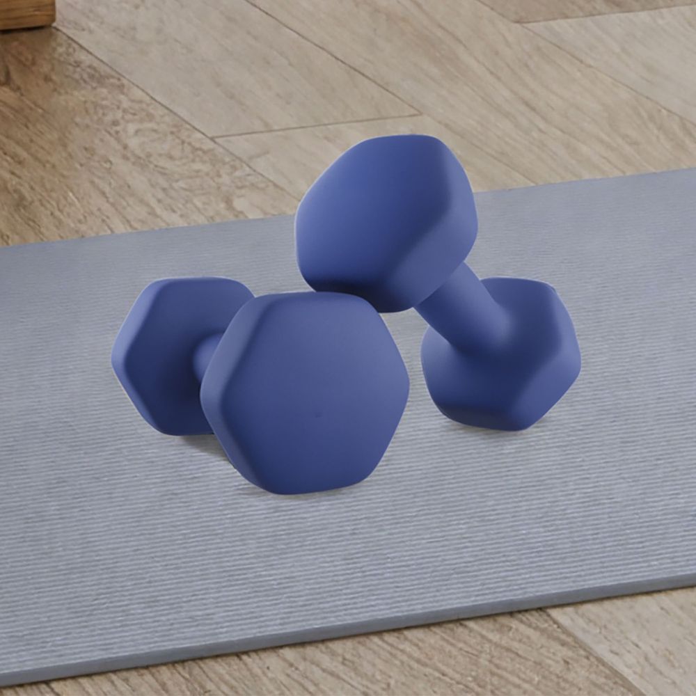 Hantlid, 2-osaline komplekt, 2 x 5 kg