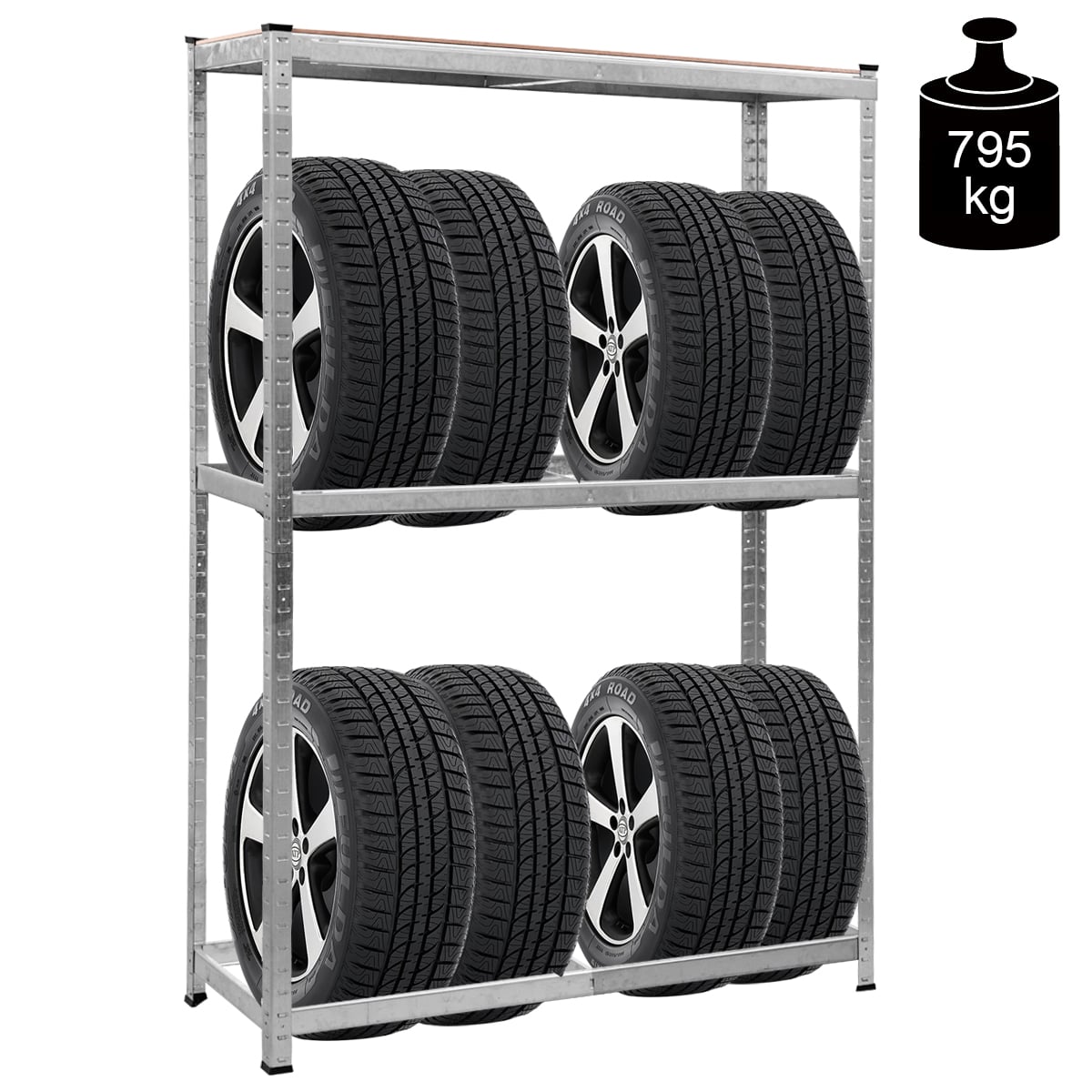Metallist rehviraam 8 rehvile kuni 795 kg
