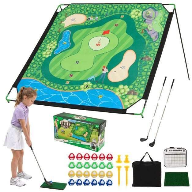 71 x 180 cm golfikiipemängude komplekt sise- ja välistingimustes harjutamiseks