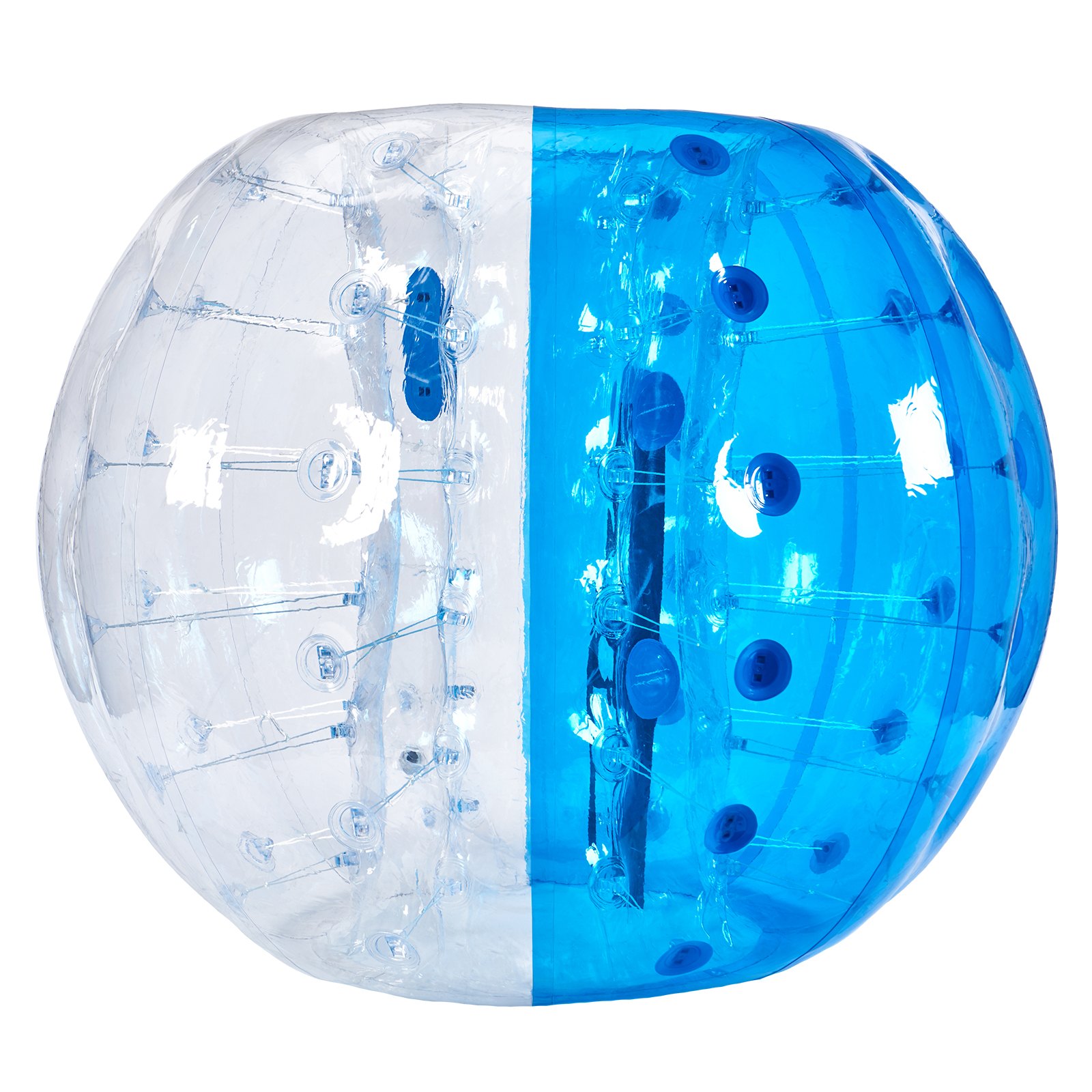 Täispuhutav põrkerõngas (1,5 m), 1 tk, tugevast PVC-st Zorb-pall meeskondlikuks mänguks õues