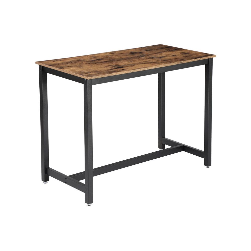 Baarilaud 120x60x90cm vintage pruun/must