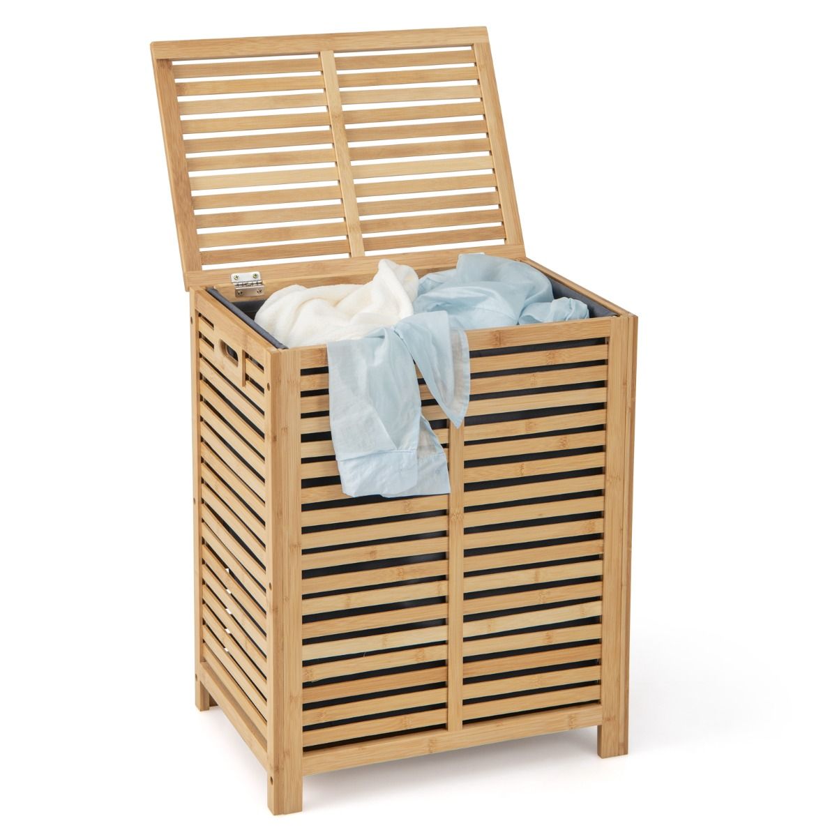 80L kaanega pesukorv