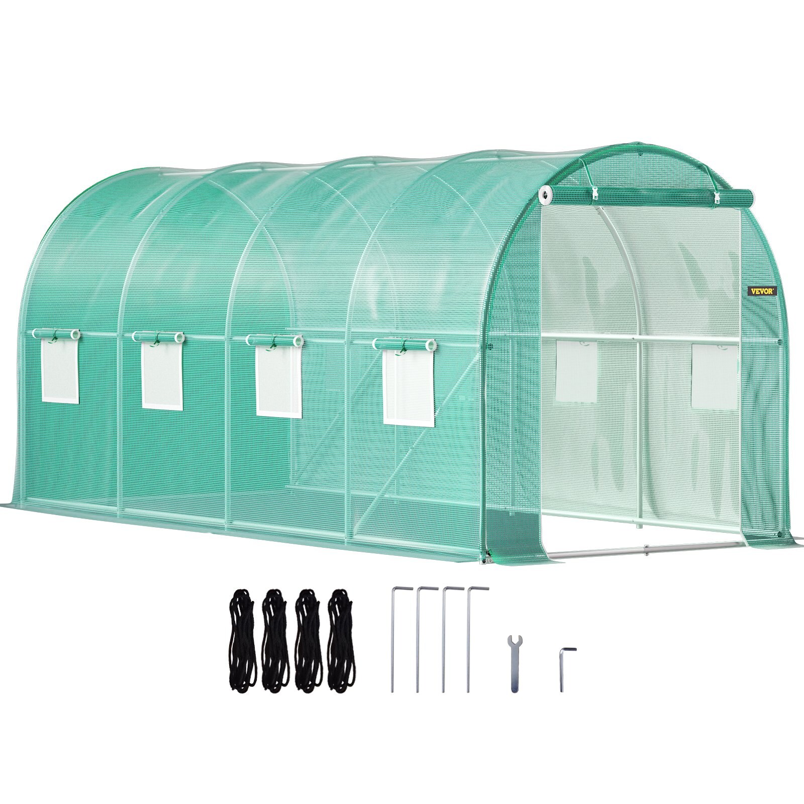 Tunnelkasvuhoone, 4,5 x 2 x 2 m / 15 x 7 x 213,1 ülemine tala