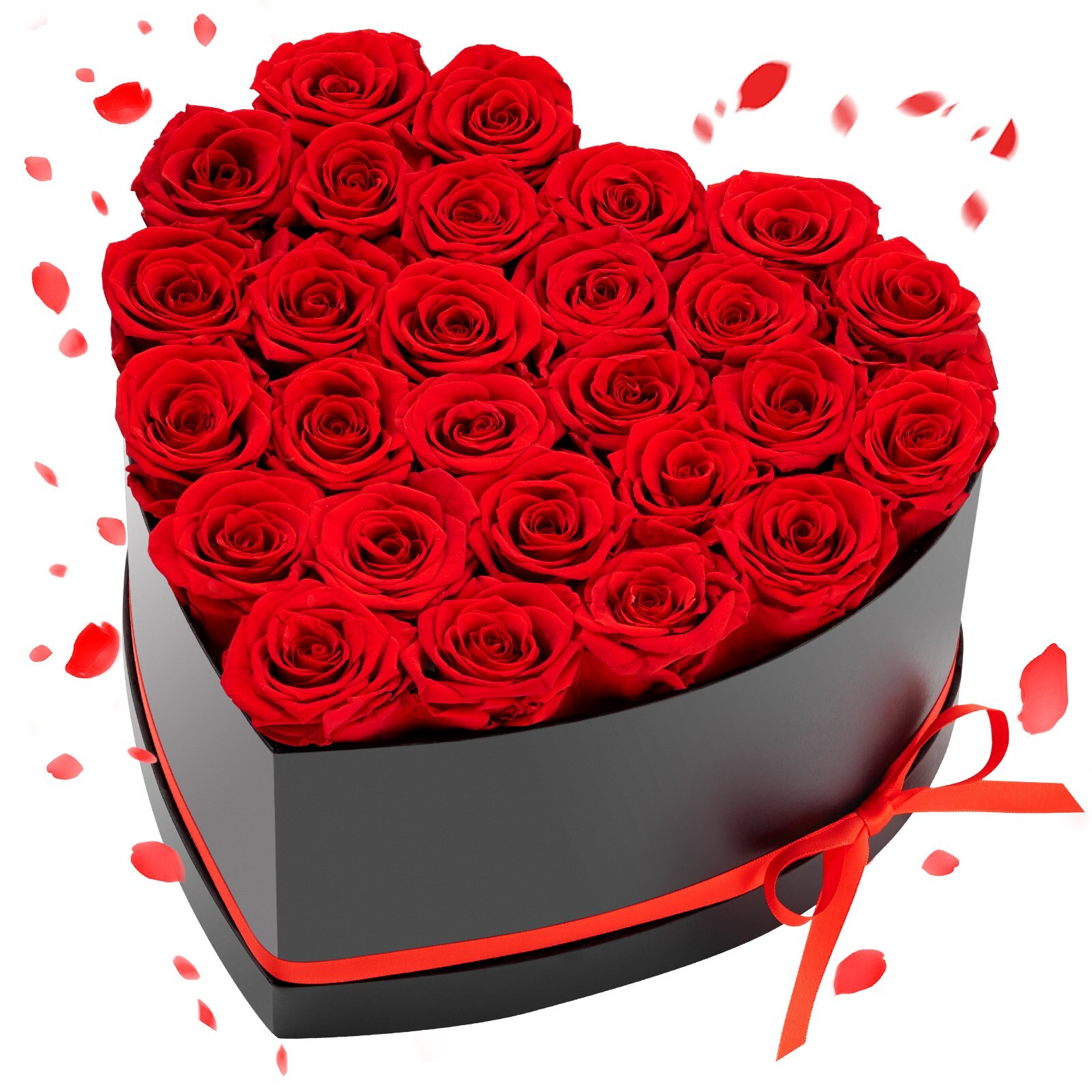 Forever Flowers, 27 säilinud roosi südamekujulises karbis, igaveste lillede surematu kimp