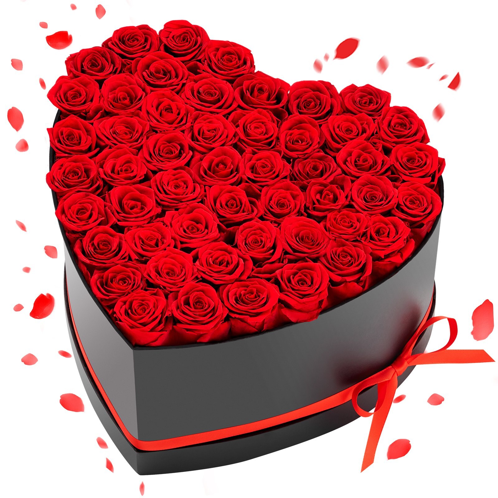 Forever Flowers, 50 säilinud roosi südamekujulises karbis, igaveste lillede surematu kimp
