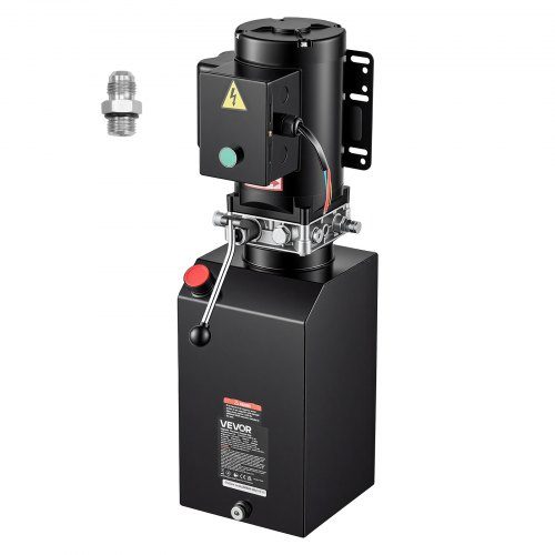 Ühepoolse toimega hüdrauliline jõuüksus kallurhaagisele ja autotõstukile, 15 l, 2,2 kW, max 22 MPa, vooluhulk 6,3 l/min, AC 220–240 V, vertikaalne paigaldus