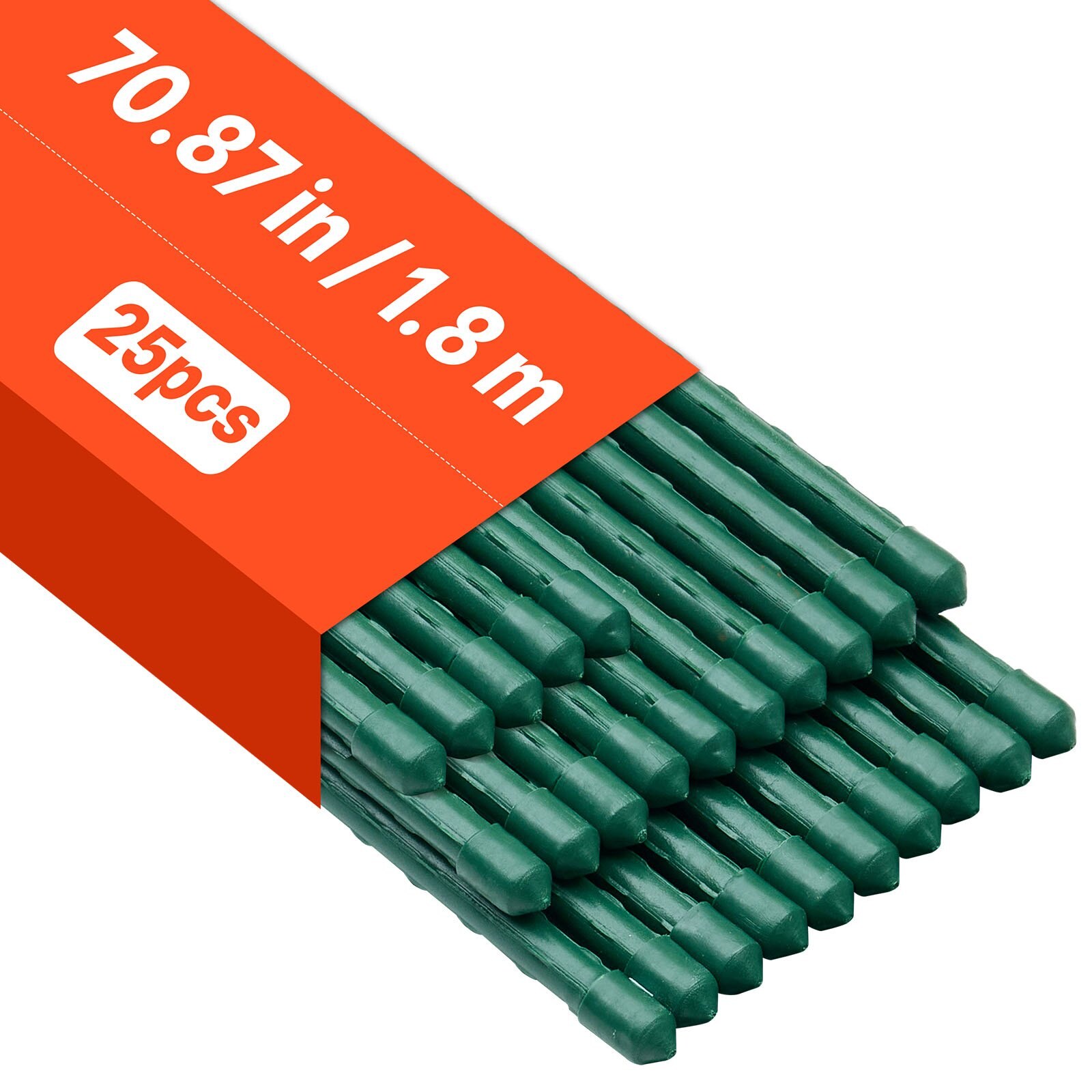 Aiavaiad, 25 tk pakis, 1800 mm, plastkattega metallist tomativaiad