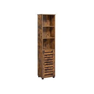 Vintage pruun vannitoakapp