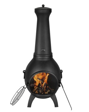 Chiminea, 55,9 cm välistingimustes kasutatav puuküttega lõkkease