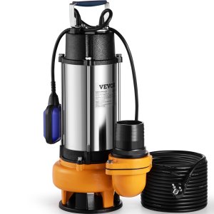 Sukeldatav veepump, 2200W 60000L/H, 8 m juhtme ja automaatse ujuklülitiga