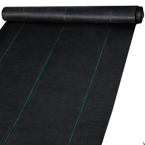 182,9 X 9144 cm vastupidav PP kootud umbrohutõke maastiku pinnakate 68 g