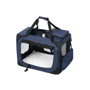 Lemmiklooma transpordikott, kokkupandav, 50 x 35 x 35 cm, must