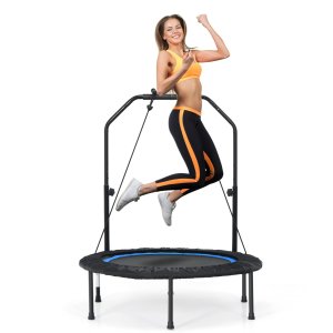 102 cm kokkupandav batuut kahe takistusribaga