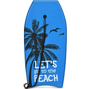 Kerge ujuvlaud ja kereplaat (Bodyboard) randa lastele ja täiskasvanutele (pikkus 106 cm), sinine