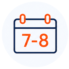 Tarneaeg 7–8 tööpäeva