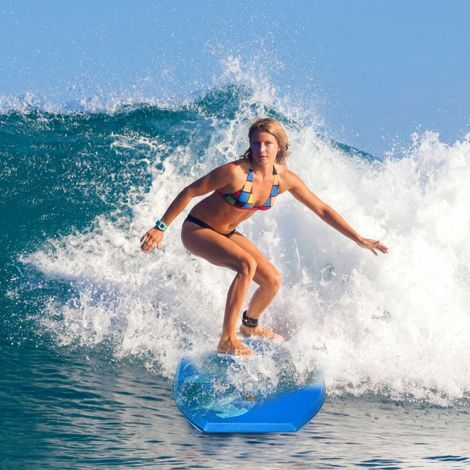 SUP-laud laste bodyboard surfilaud sinine 104 × 52 × 6 cm