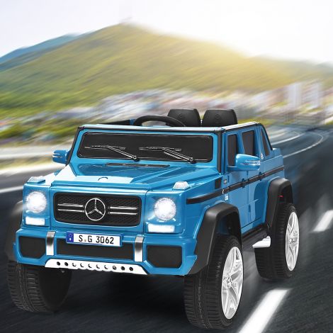 12 V litsentseeritud Mercedes-Benzi Maybachi akutoitel Jeep vedrustusega 115 x 67 x 57 cm sinine