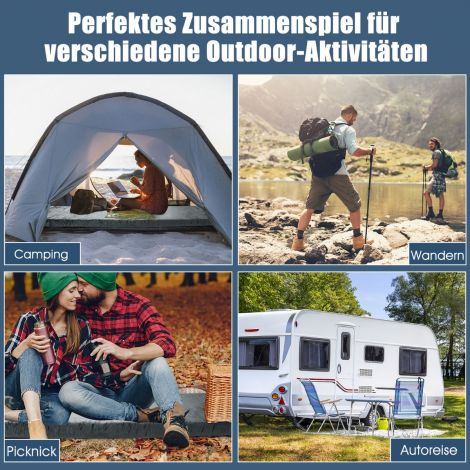 Isolatsioonimatt telkimiseks, mälupahtust kerge magamismatt flanellkattega 183 × 62,5 × 6,5 cm hall
