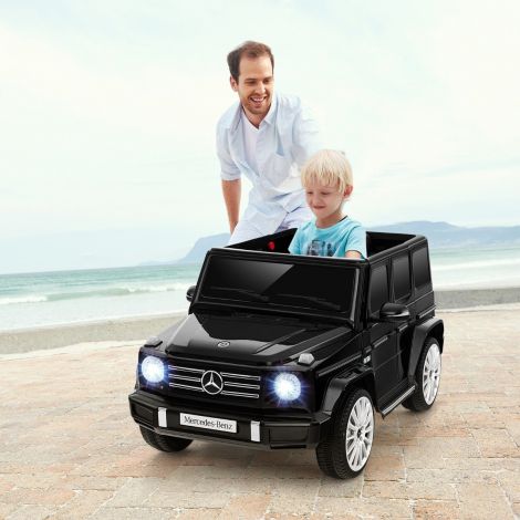 Elektriauto lastele Mercedes Benz G500, kaugjuhtimispuldiga, must