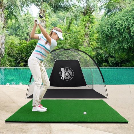 Golfi löögimatt standardne golfiharjutusmatt tõelise tundega 1,5 × 1 m roheline
