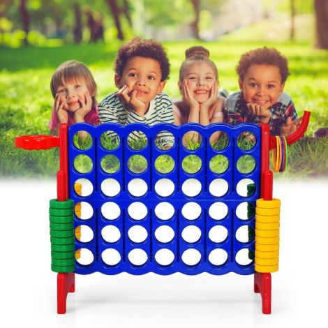 Suur Neli ritta Jumbo Neli ritta komplekt 84 x 33 x 79 cm sinine + punane
