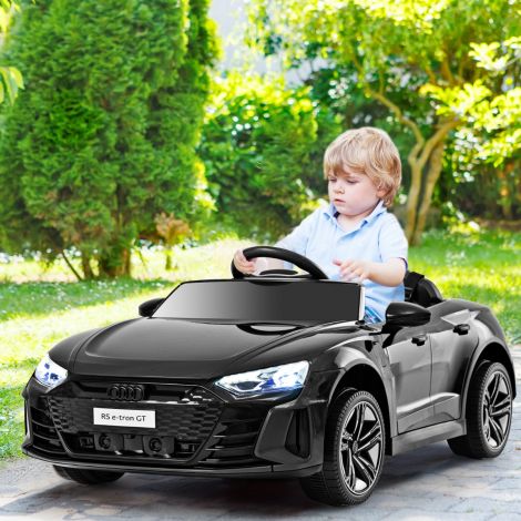 Audi RS laste elektriauto 2,4 G kaugjuhtimispuldiga, muusika ja esituledega, must