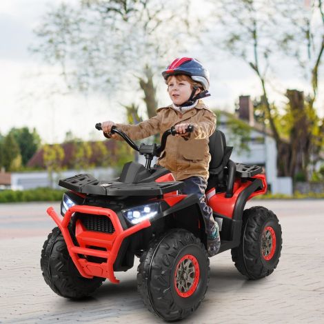 12V elektriline laste ATV esitule ja 4 rattaga, laste elektriauto lastele alates 3. eluaastast, punane