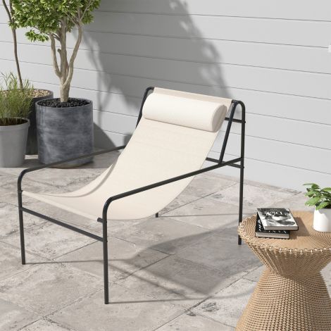 Lamamistool lounge-tool eemaldatava peatugiga 94 x 62 x 76 cm beež