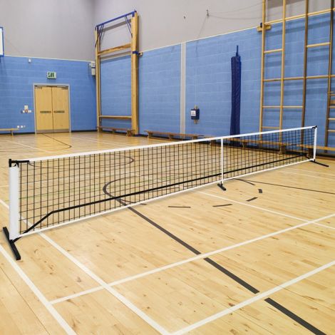 Kaasaskantav pickleball’i võrk metalltorudega, tugev polüestervõrk ja Oxford-kangast kandekott, ilmastikukindel spordivõrk, 670 cm pikk