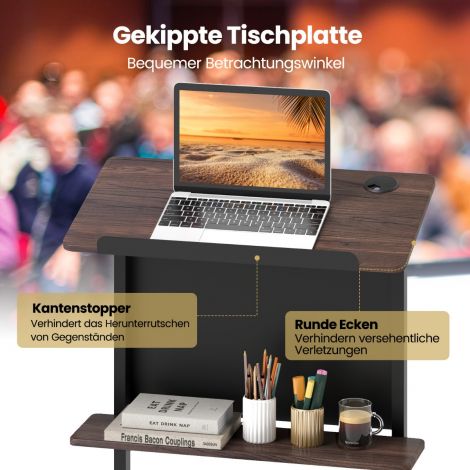 Mobiilne kõrgusreguleeritav kõnepult kallutatava lauaplaadiga