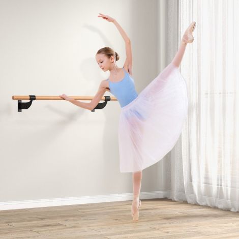 120 cm pikk tantsupuu seinale kinnitatav balletipuu balleti varustus treeningpuu fikseeritud kõrgusega