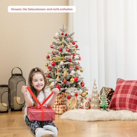 100 cm kunstlik lumega jõulukuusk 80 mitmevärvilist LED tuld